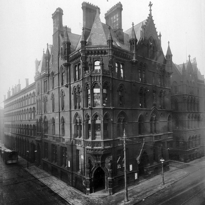 Mount Street looking to Albert Square 1890